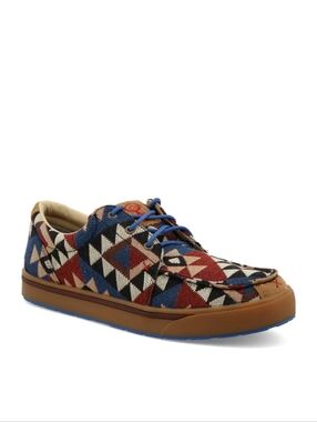 Twisted X Hooey Loper Aztec Moc Toe Shoes Loafers Men's 10.5